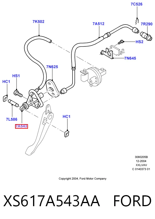 Do koszyka Cylinder sprzęgła główny Ford Ka  RBT