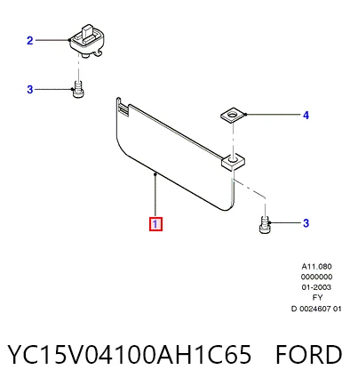 Osłona przeciwsłoneczna do Ford Transit V V184/5