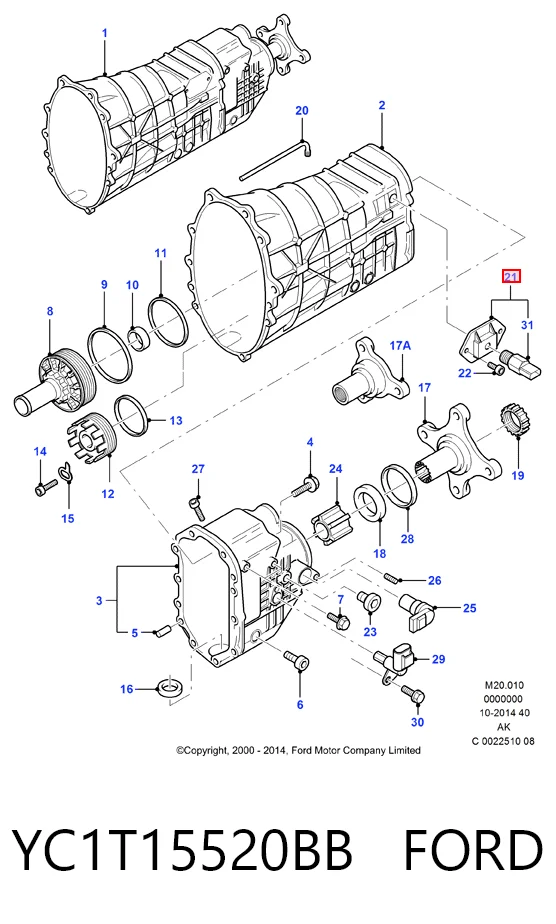 YC1T15520BB Ford