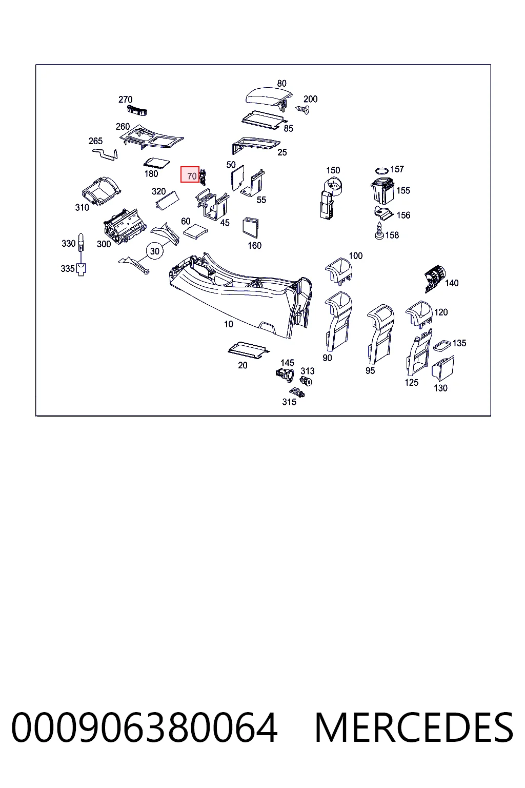 Zapalniczka do Mercedes GL  X166