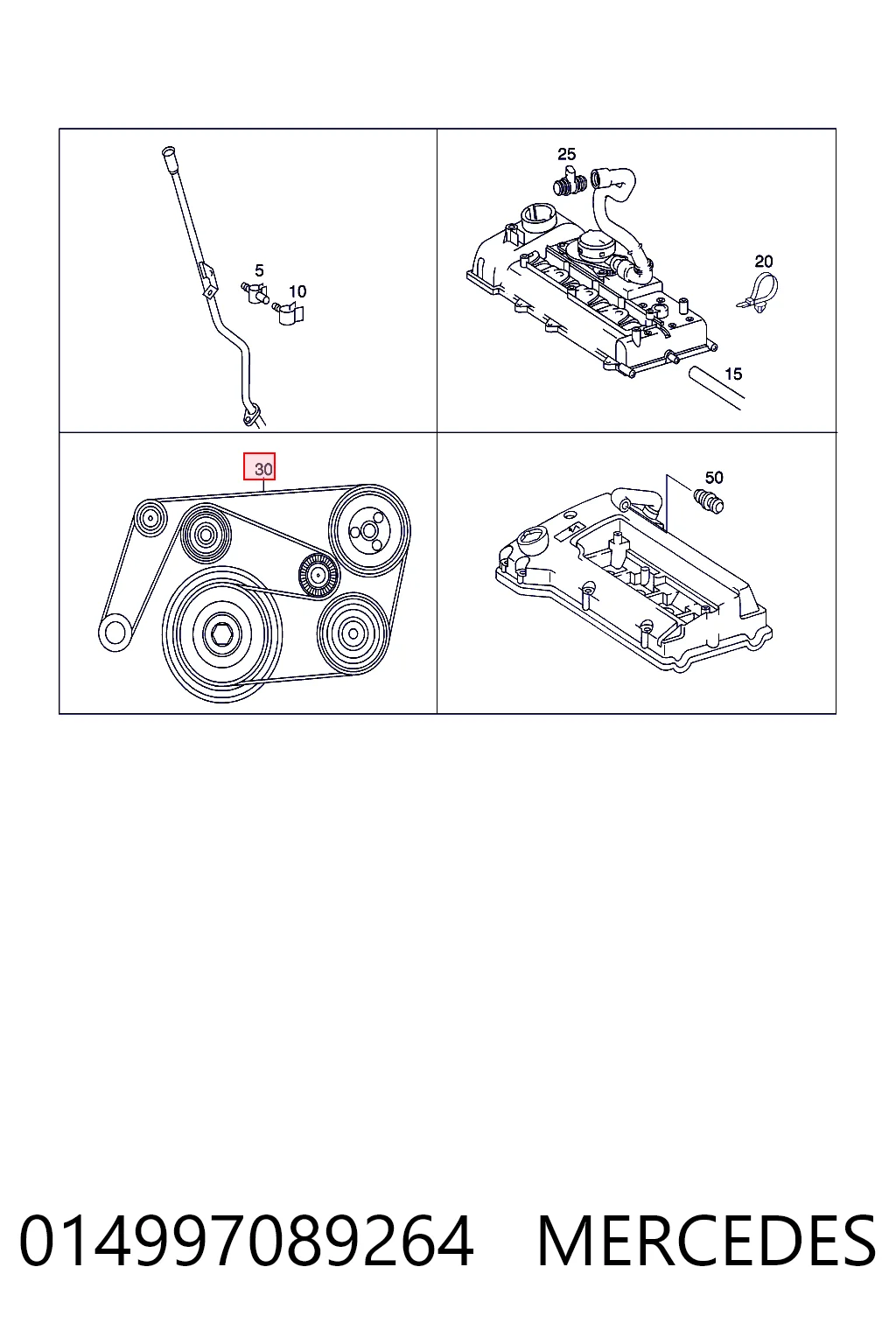Pas napędowy mechanizmów 31110R6AG01 Honda