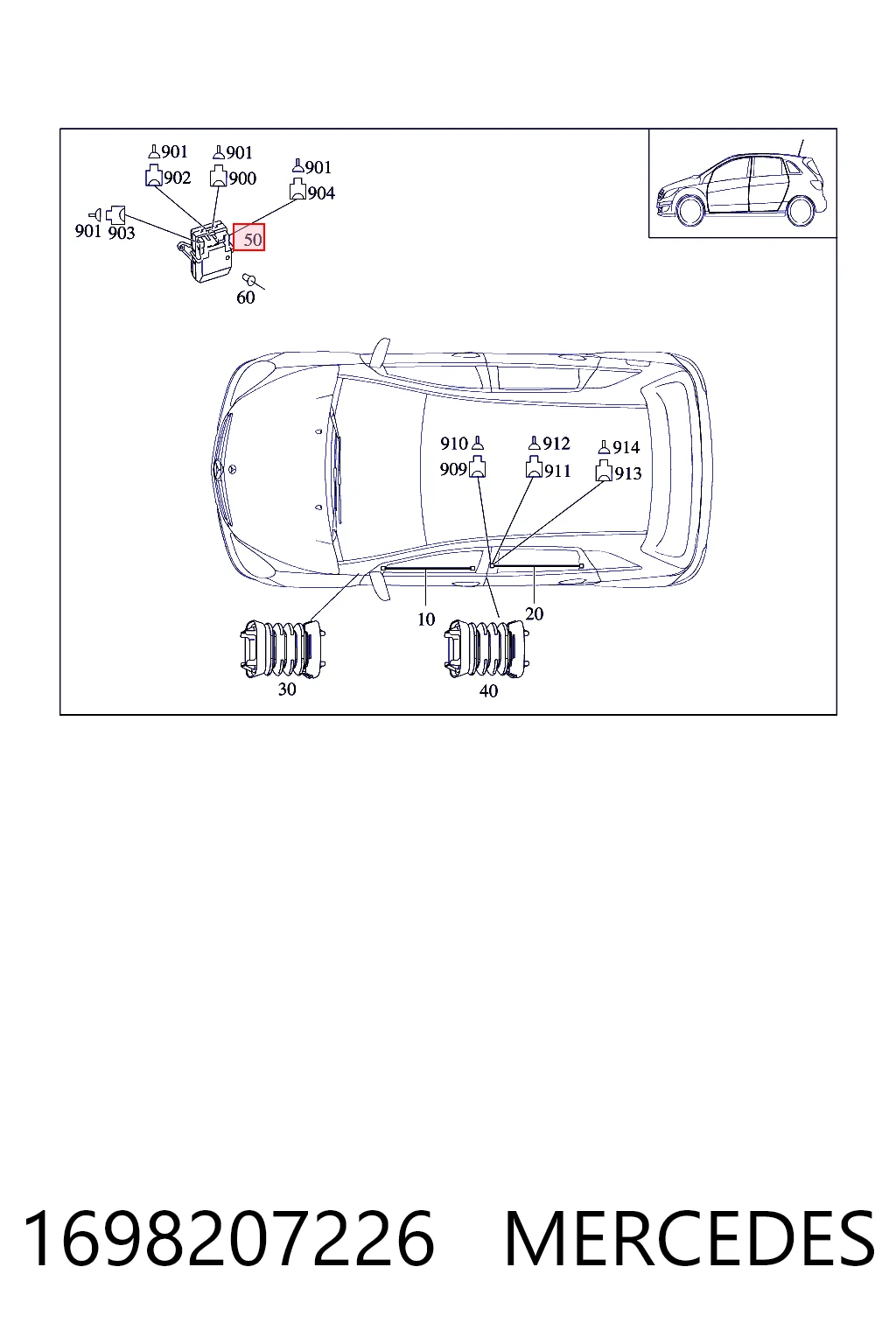 Do koszyka Mechanizm podnoszenia szyby drzwi przednich prawych Mercedes ML/GLE  W163