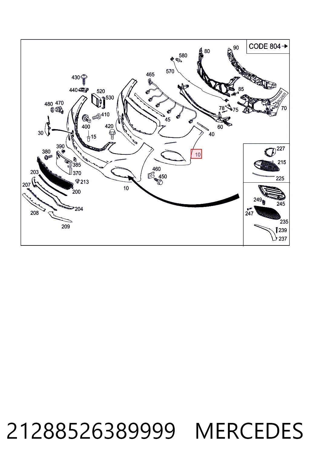 21288526389999 Mercedes