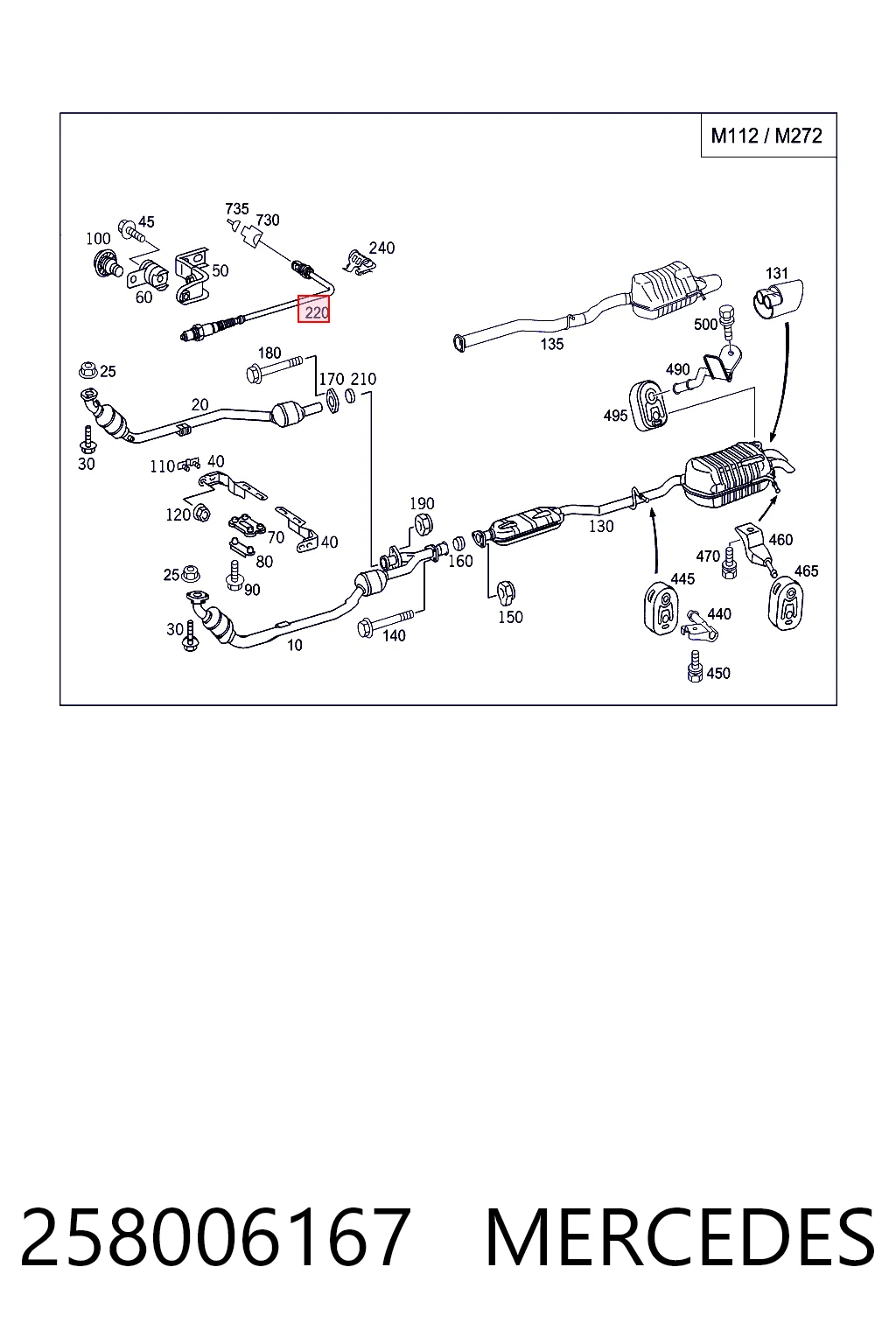Sonda lambda, czujnik tlenu Chrysler K05099820AA