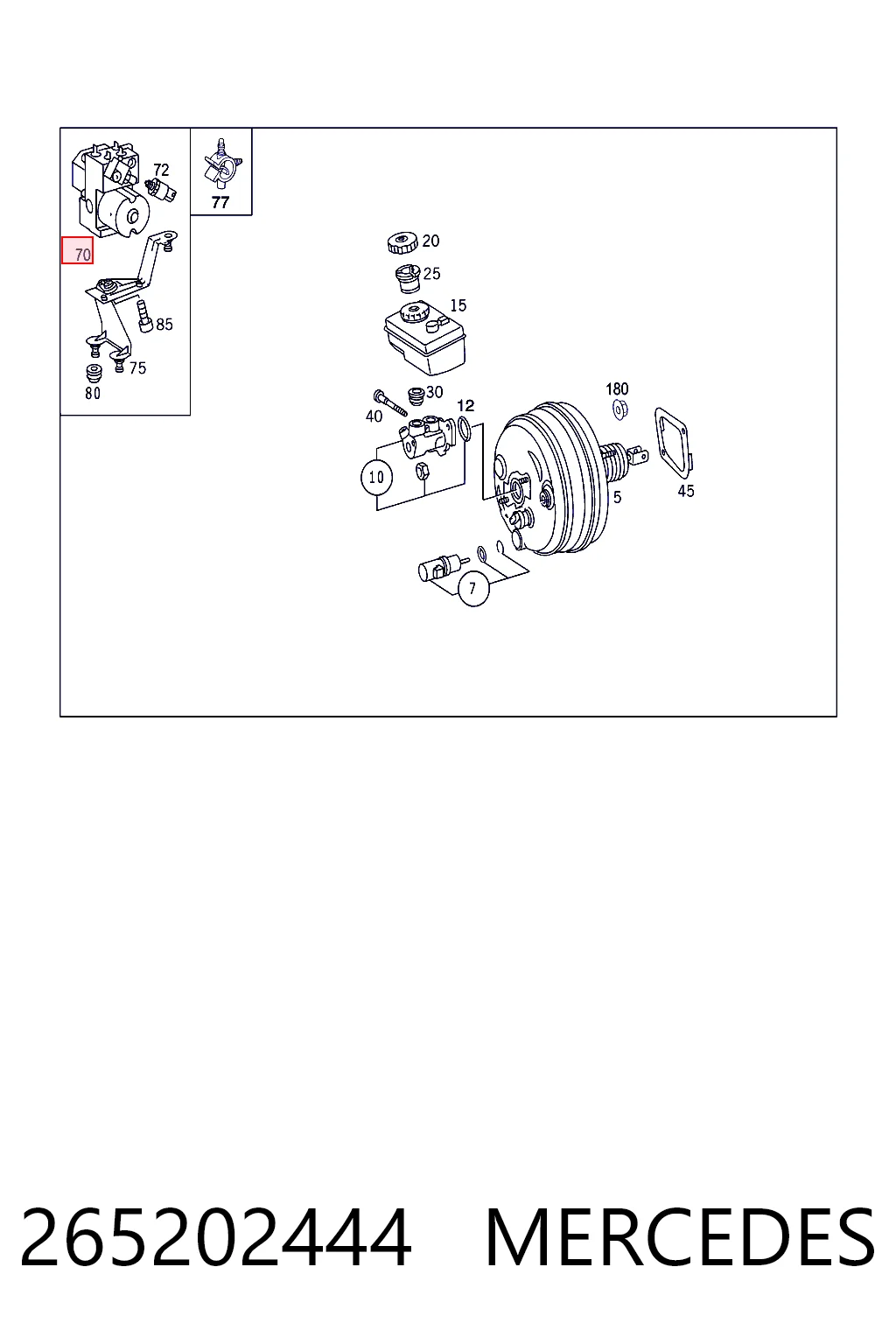 Sterownik ABS  hydrauliczny Mercedes S sedana (W220) (1998 - 2005) cena, od 60,04 USD
