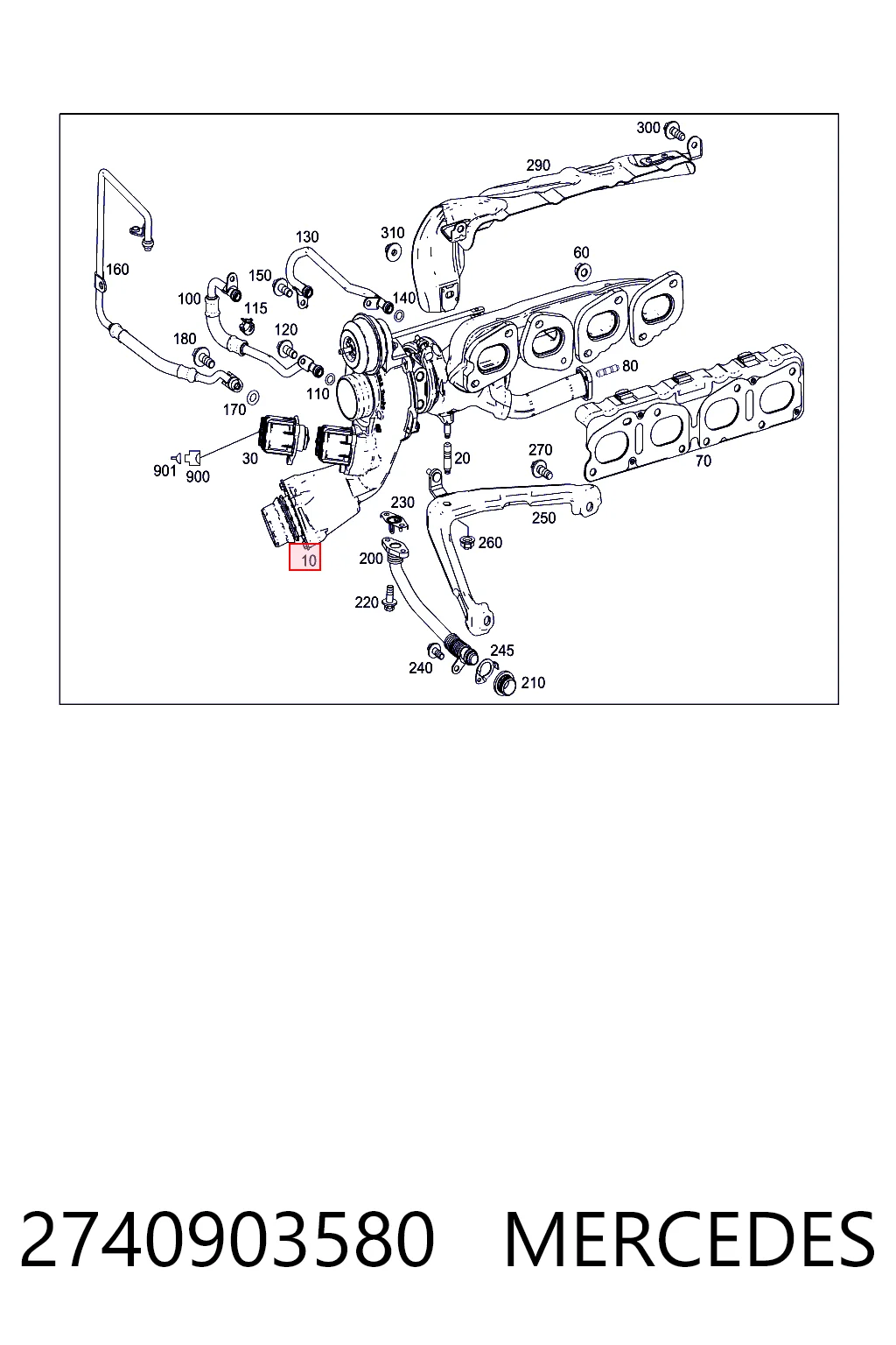 2740903580 Mercedes Turbina