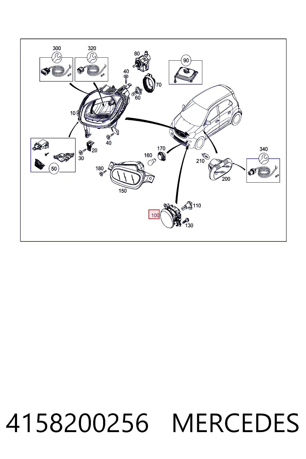 Lampa przeciwmgielna lewa/prawa do Renault SANDERO II 