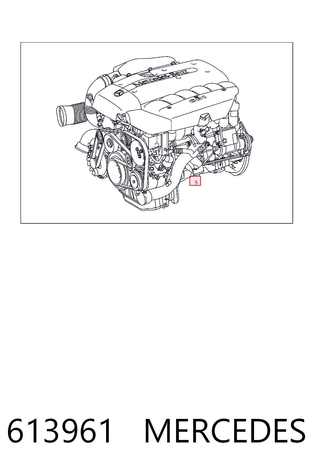 Silnik w komplecie do Mercedes E  S210