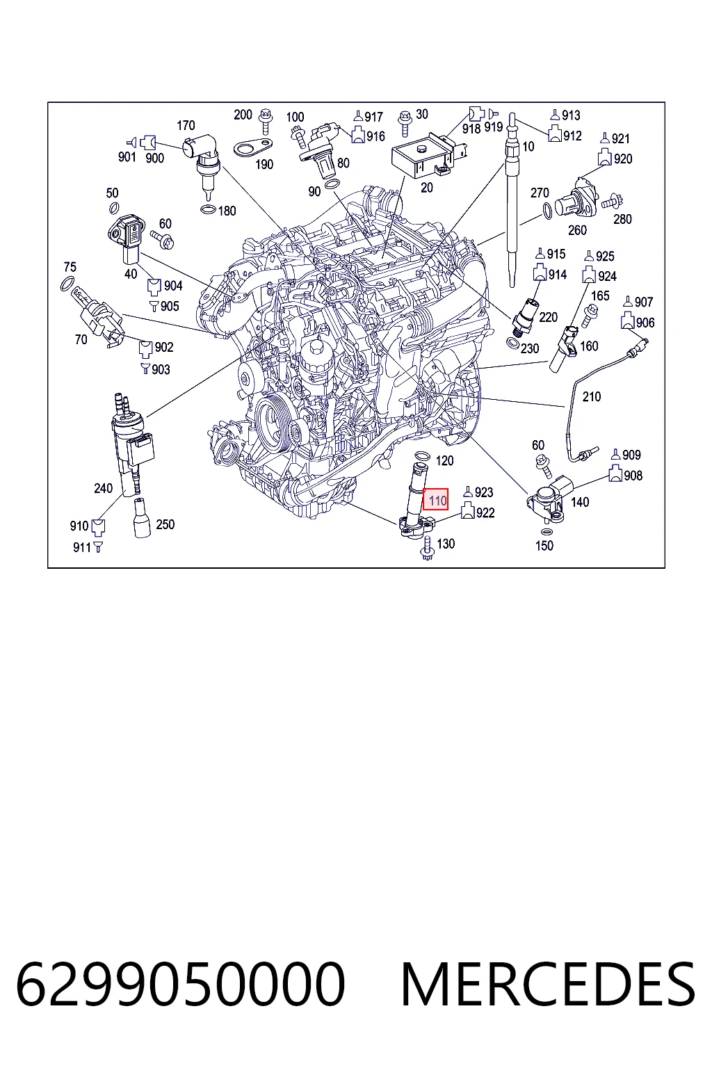 Czujnik poziomu oleju silnikowego  Mercedes S sedana (W220) (1998 - 2005) cena, od 121,91 USD