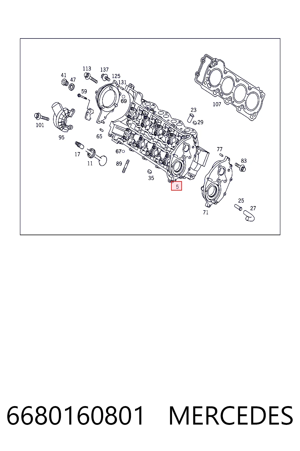Głowica cylindrów do Mercedes Vaneo  414