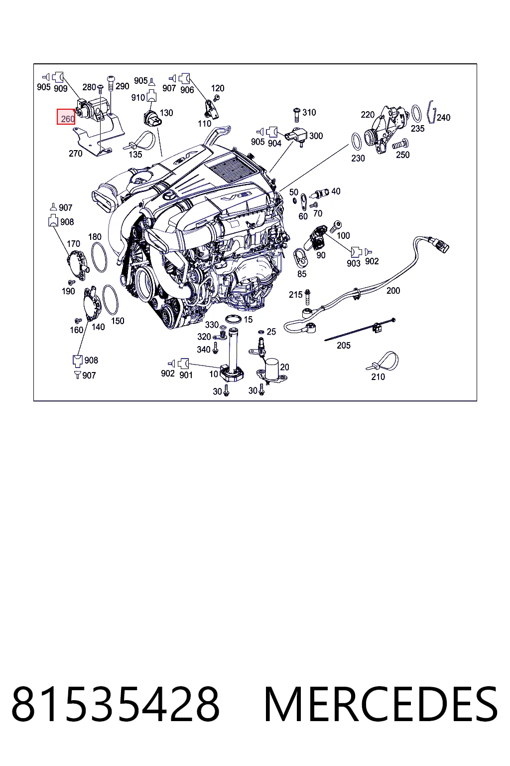 81535428 Mercedes Zawór elektromagnetyczny regulacji klapy EGR