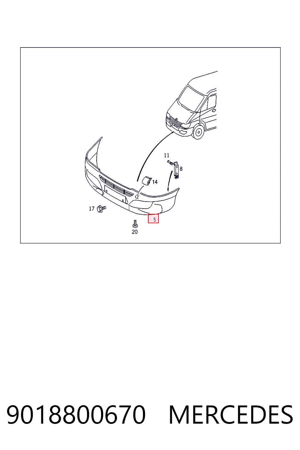 Zderzak przedni Starline KH3546903 cena, od 103,00 USD