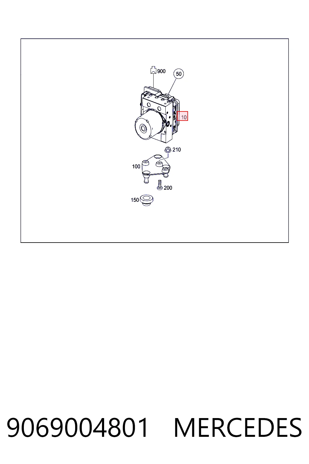 Sterownik ABS  hydrauliczny do Mercedes Sprinter II 3,5-t 906