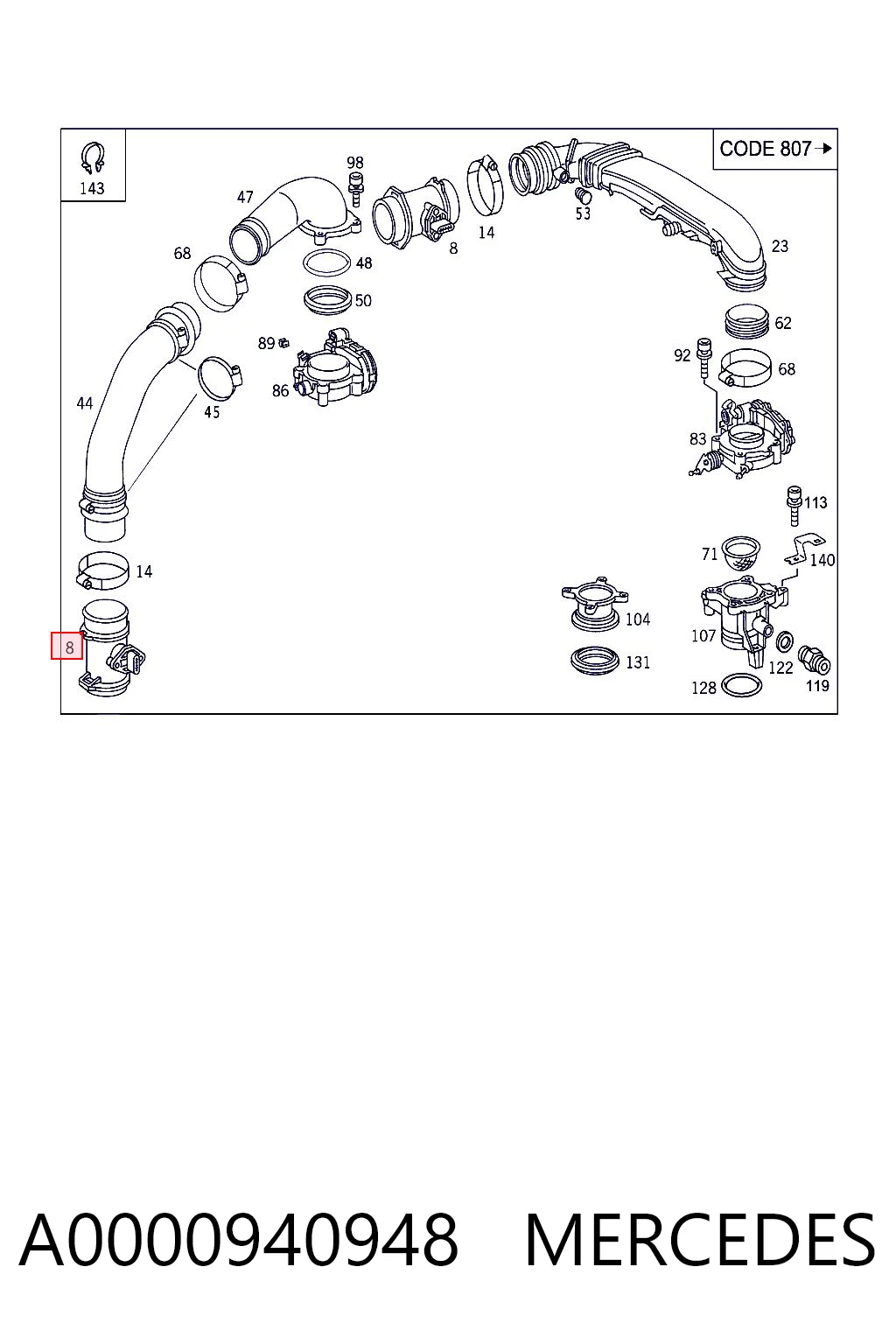 A0000940948 Mercedes