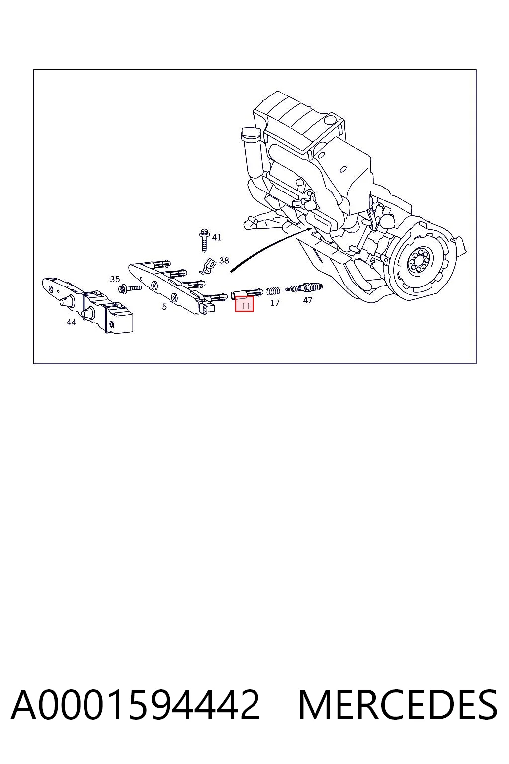 A0001594442 Mercedes