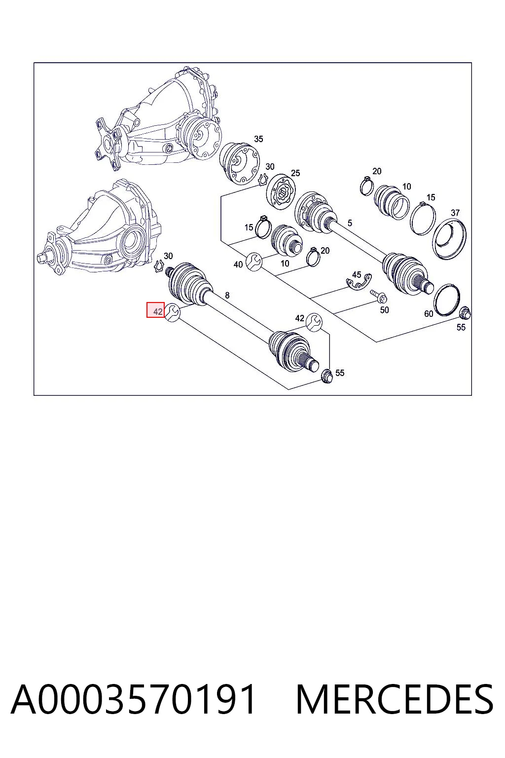 A0003570191 Mercedes
