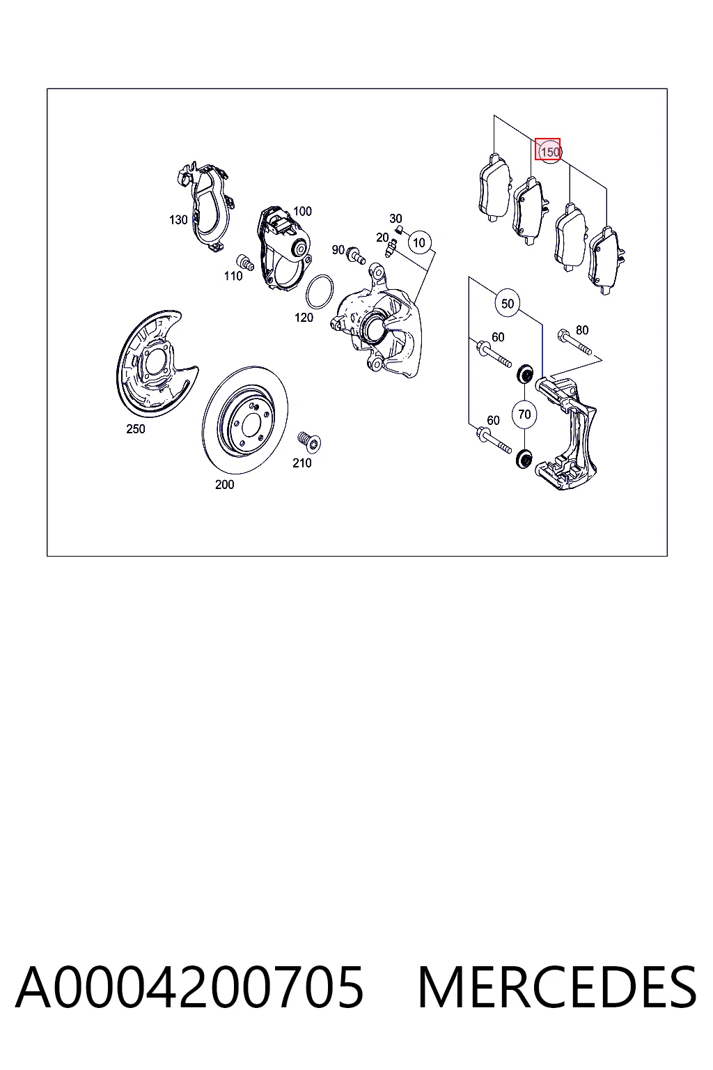 A0004200705 Mercedes