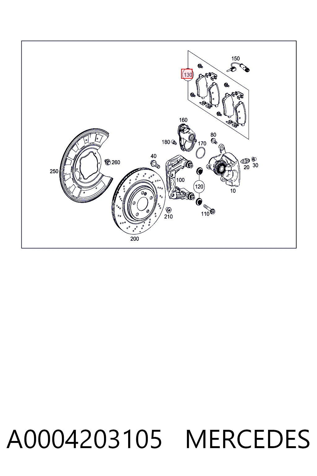 A0004203105 Mercedes