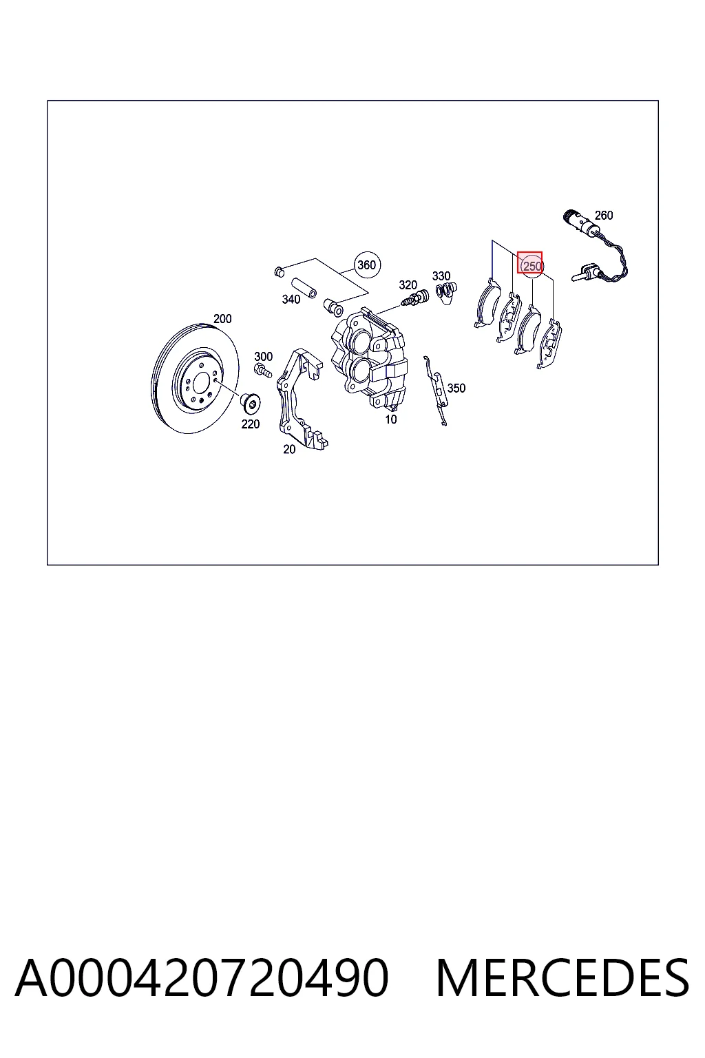 A000420720490 Mercedes