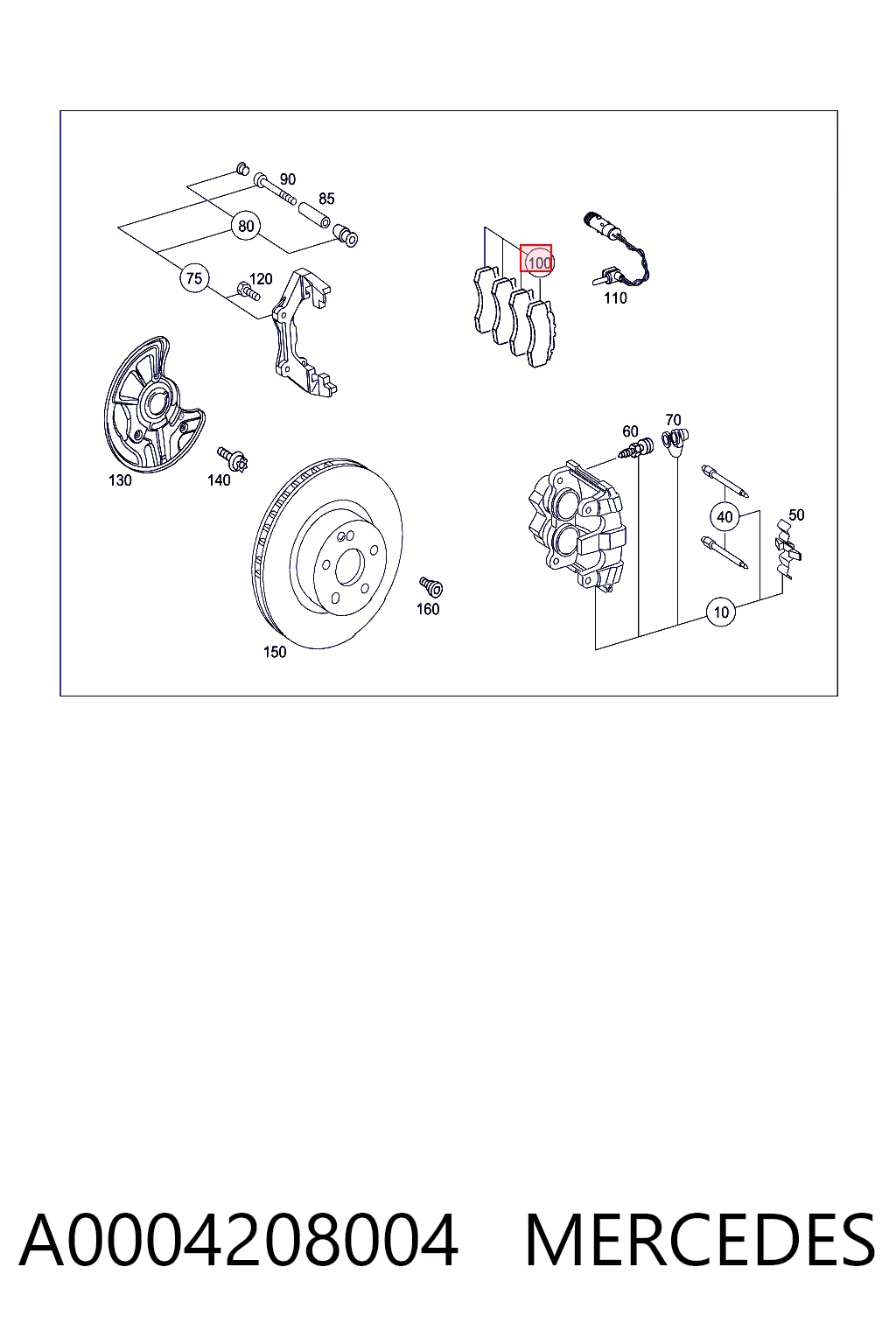 A0004208004 Mercedes