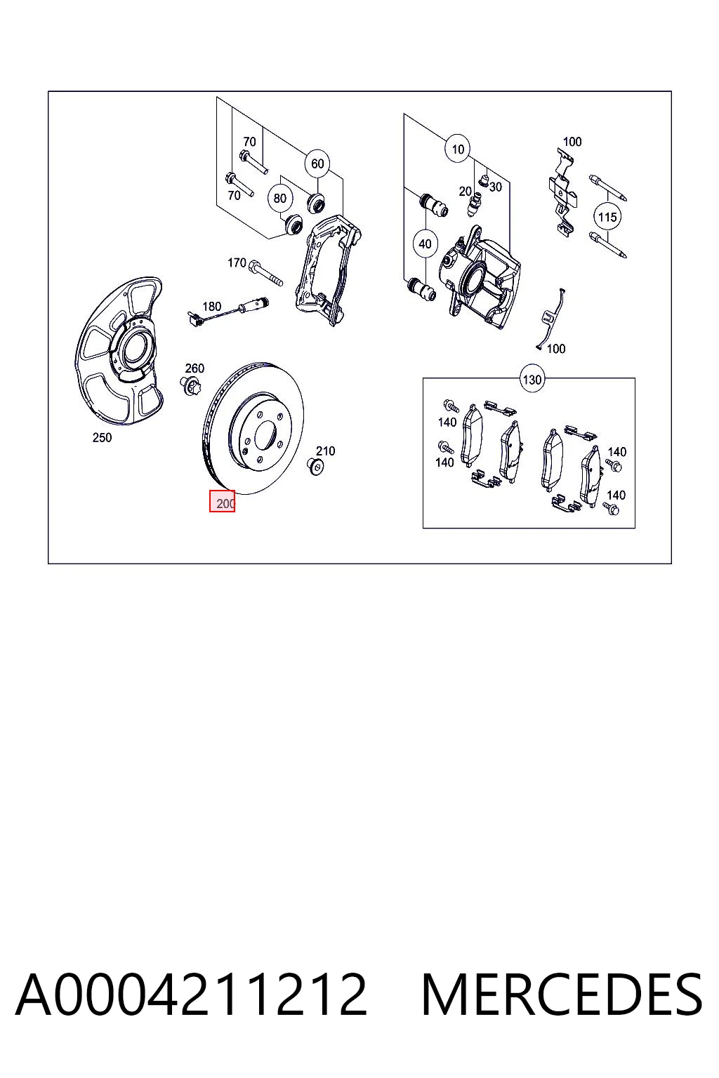 A0004211212 Mercedes