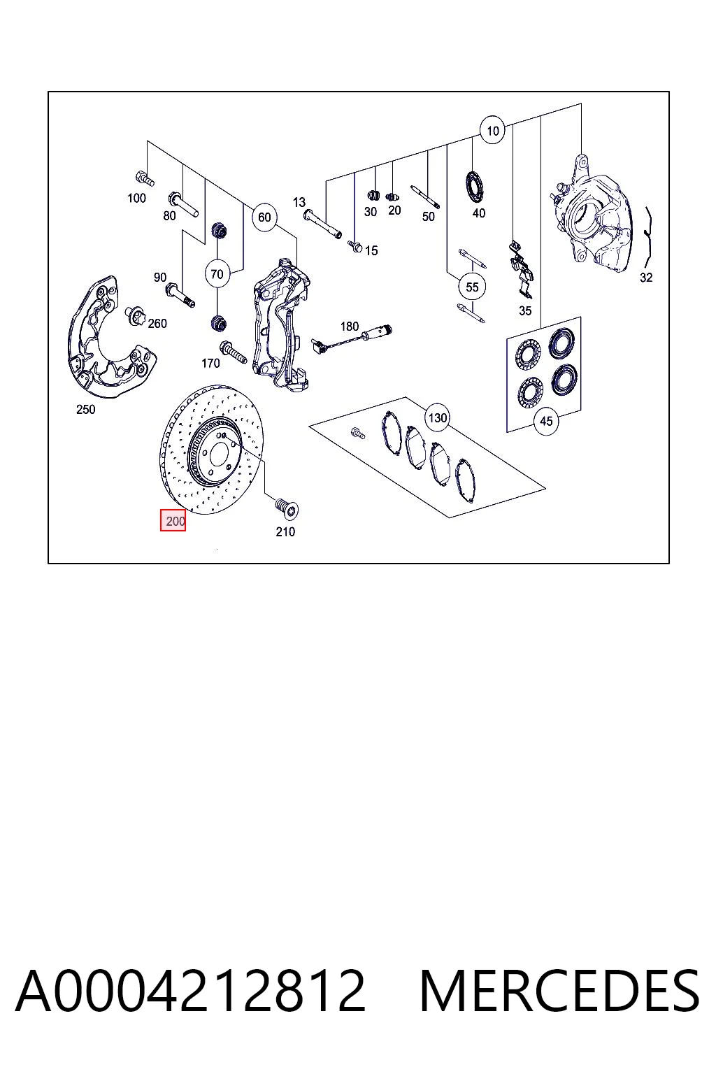 A0004212812 Mercedes