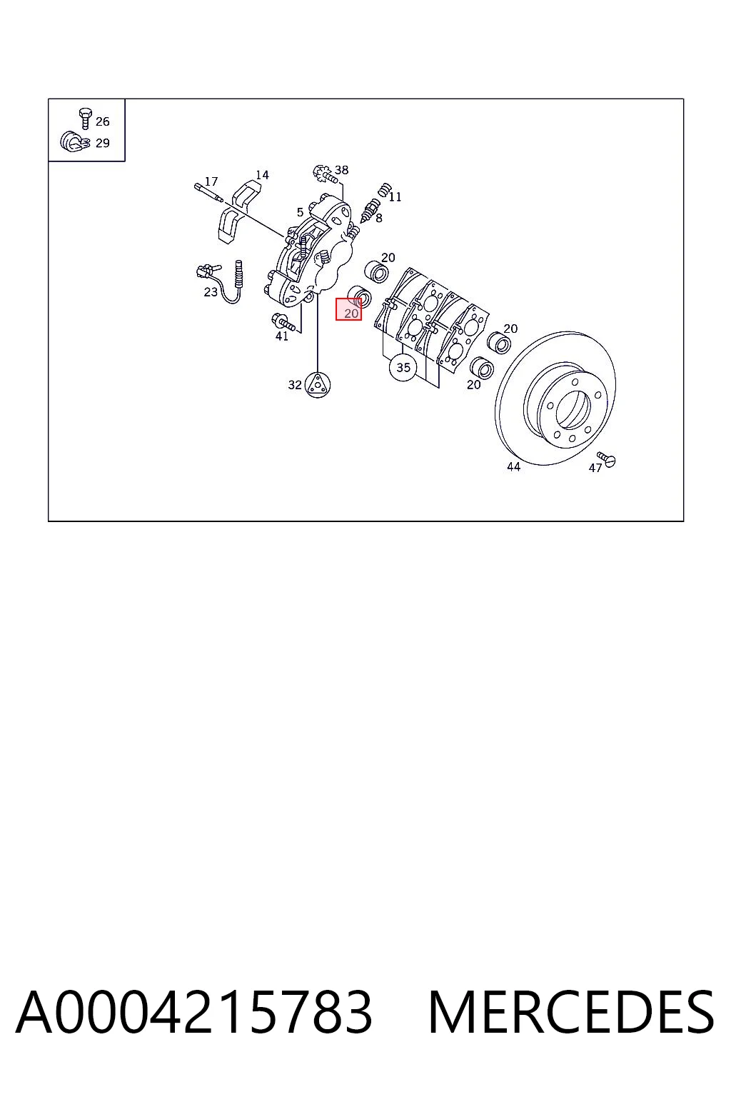 A0004215783 Mercedes