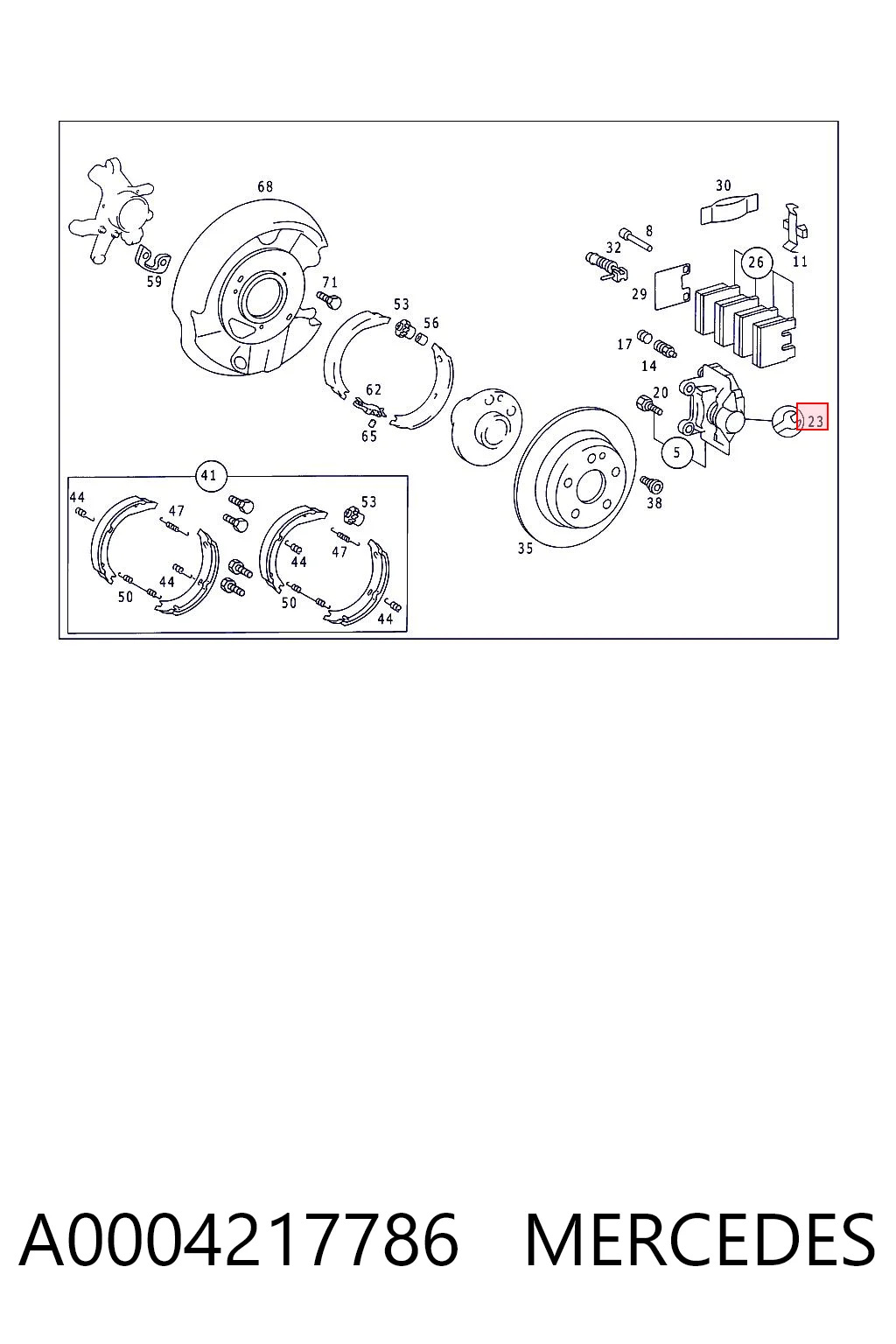 Do koszyka 42530519 Iveco Tłoczek zacisku hamulcowego przedniego