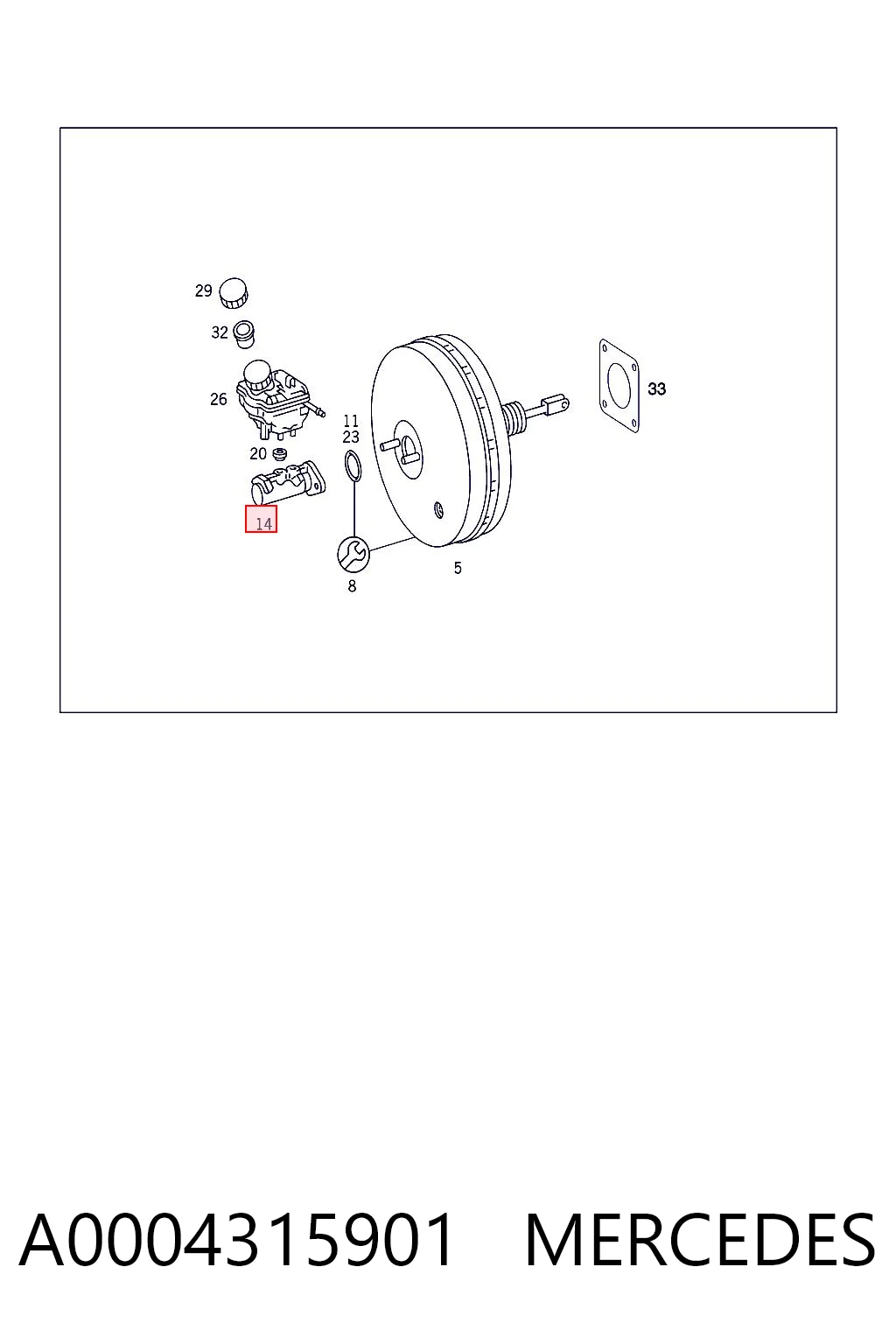 A0004315901 Mercedes