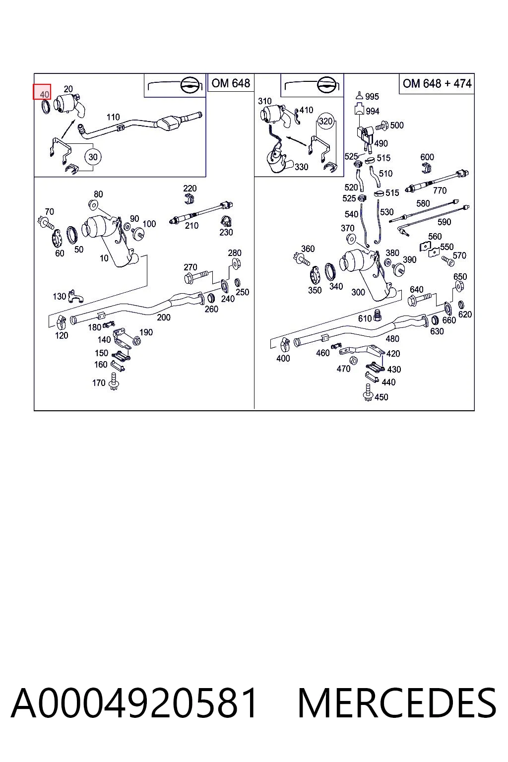 A0004920581 Mercedes