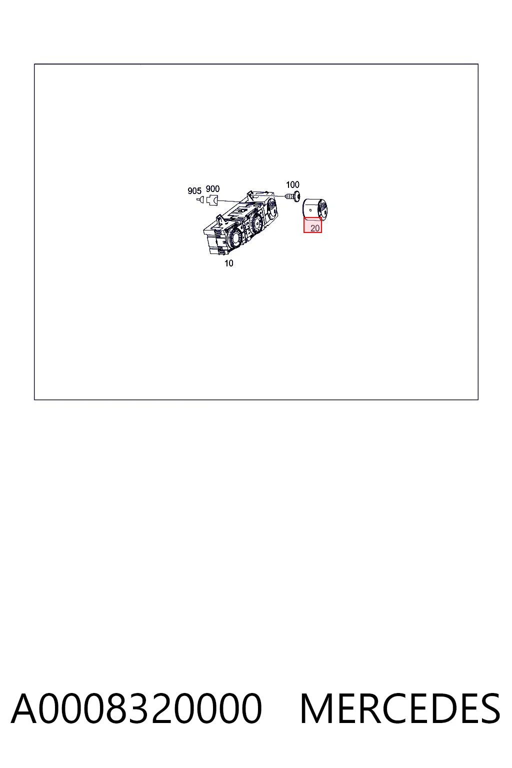 A0008320000 Mercedes
