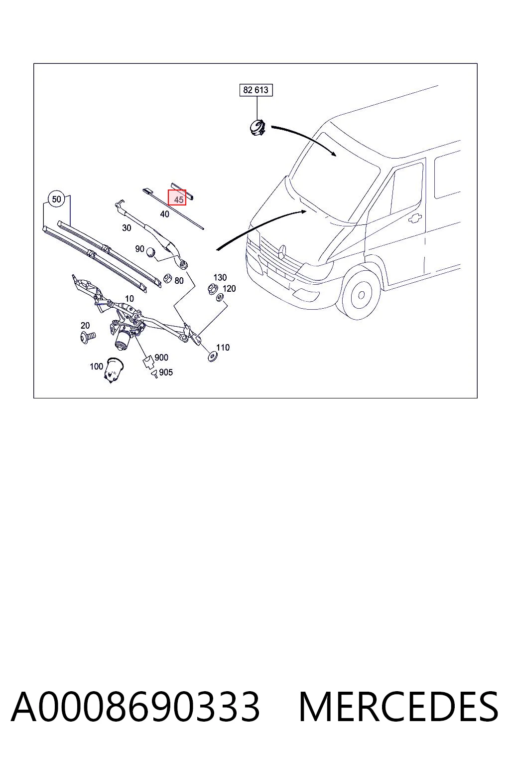 A0008690333 Mercedes