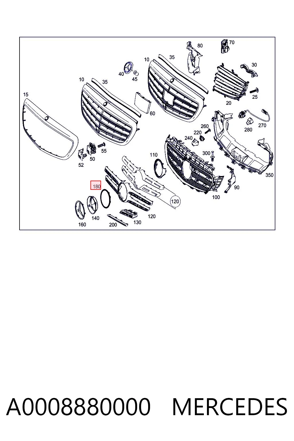 A0008880000 Mercedes