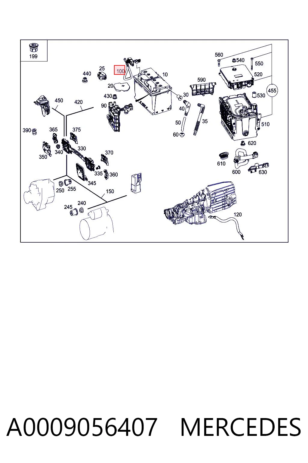 A0009056407 Mercedes