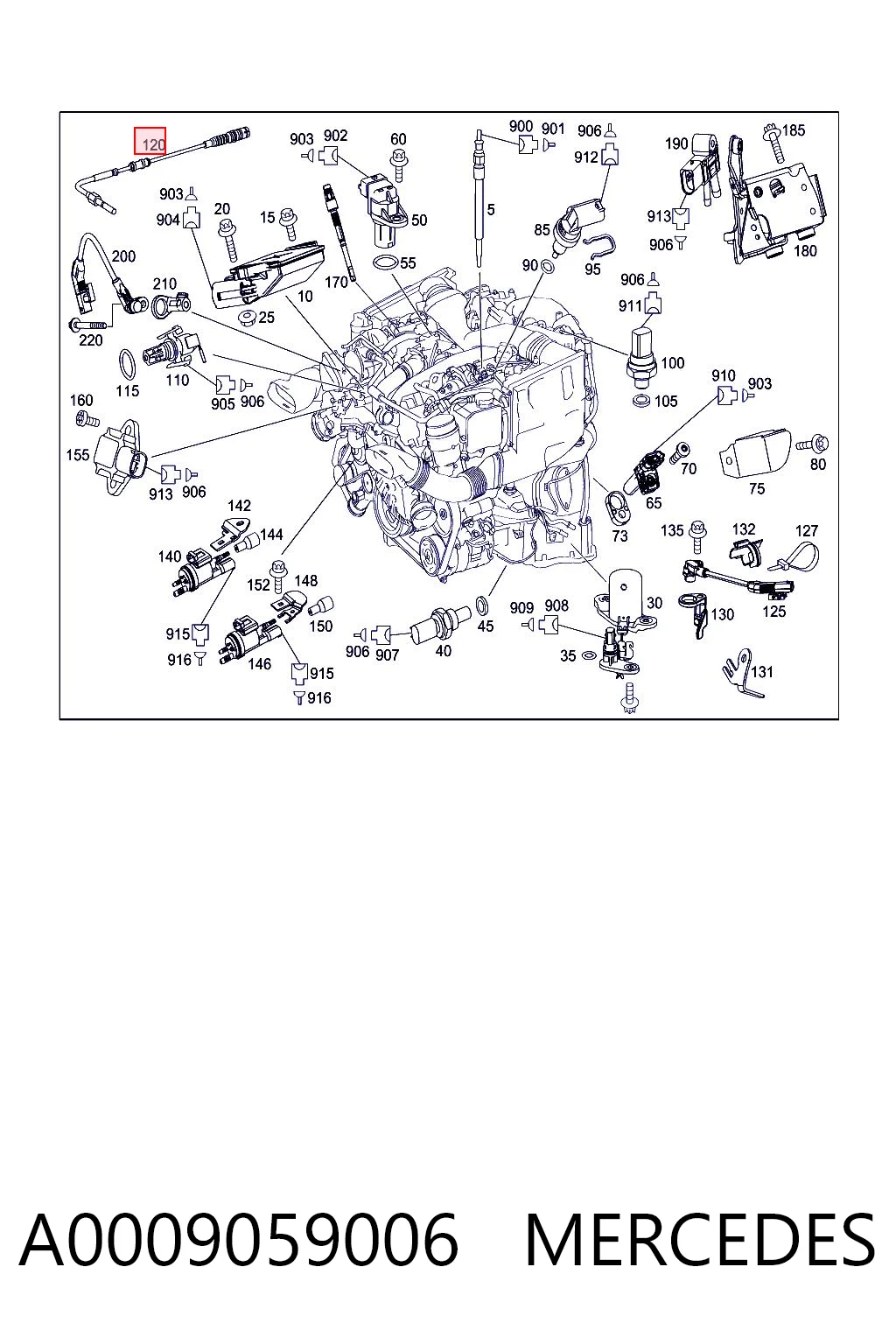 A0009059006 Mercedes