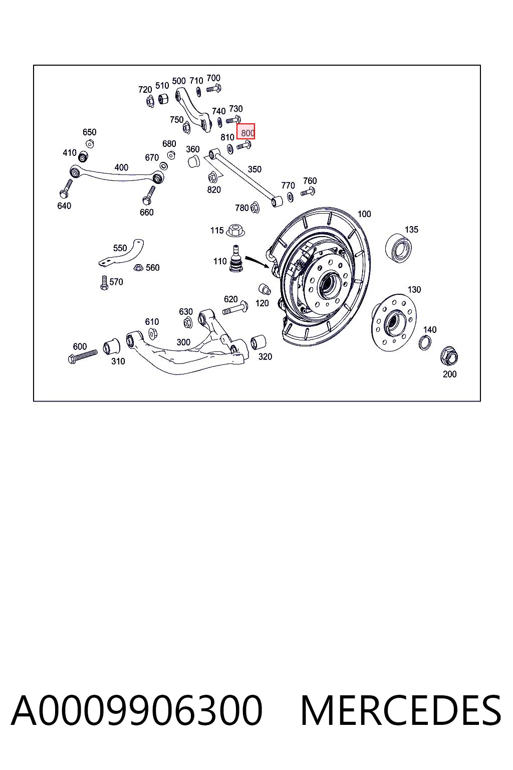 A0009906300 Mercedes