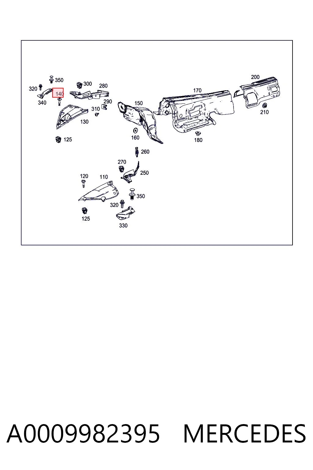 A0009982395 Mercedes Sprężyna przednia