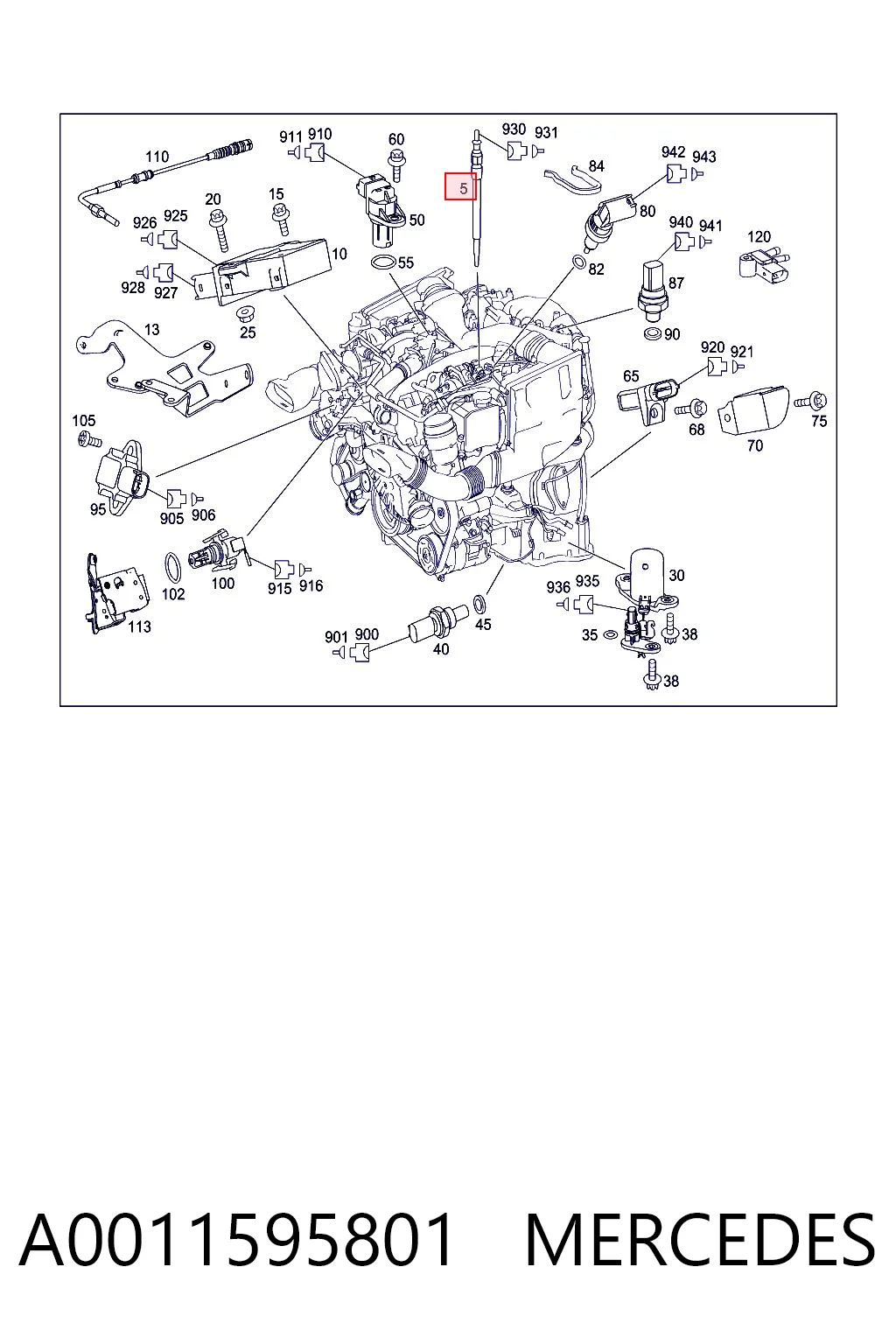 A0011595801 Mercedes