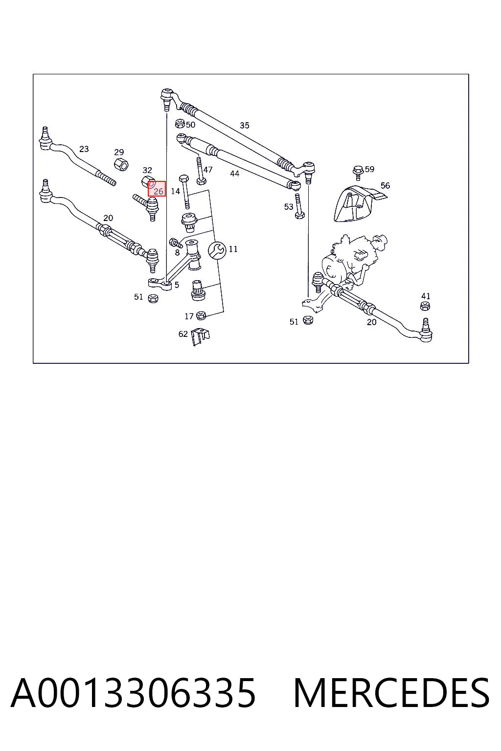 A0013306335 Mercedes