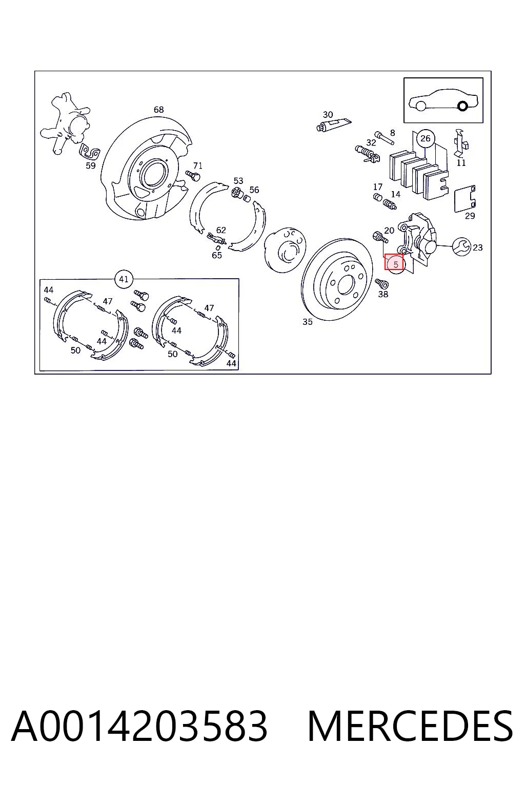 A0014203583 Mercedes
