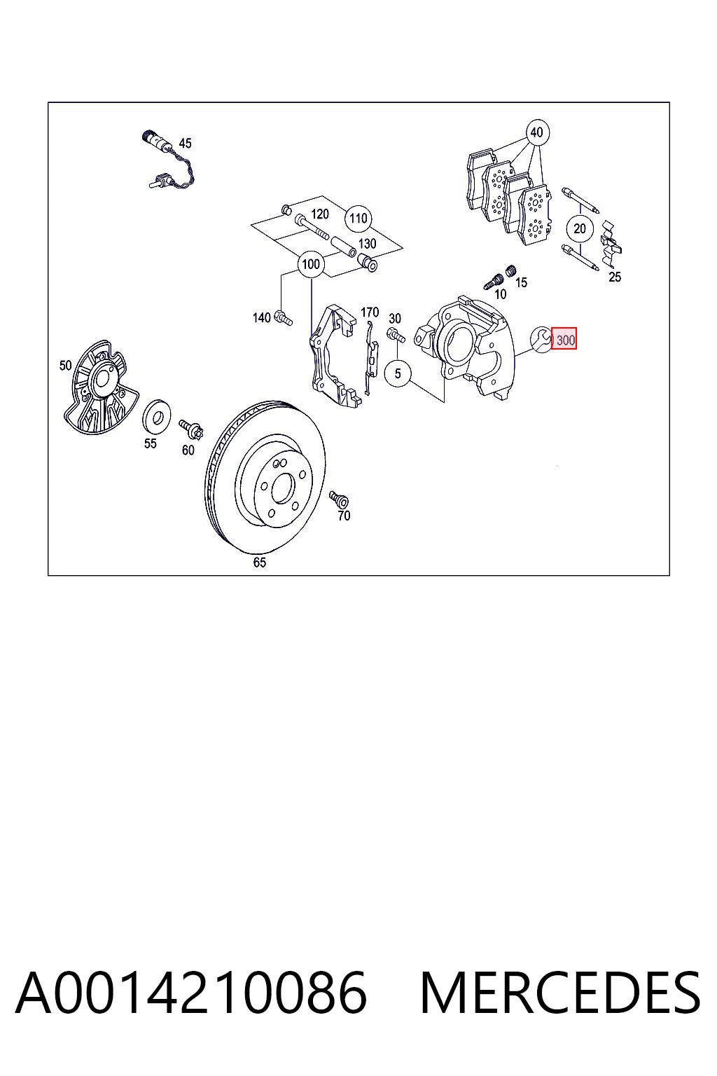 A0014210086 Mercedes