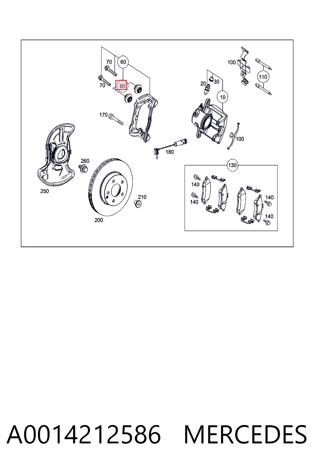 A0014212586 Mercedes