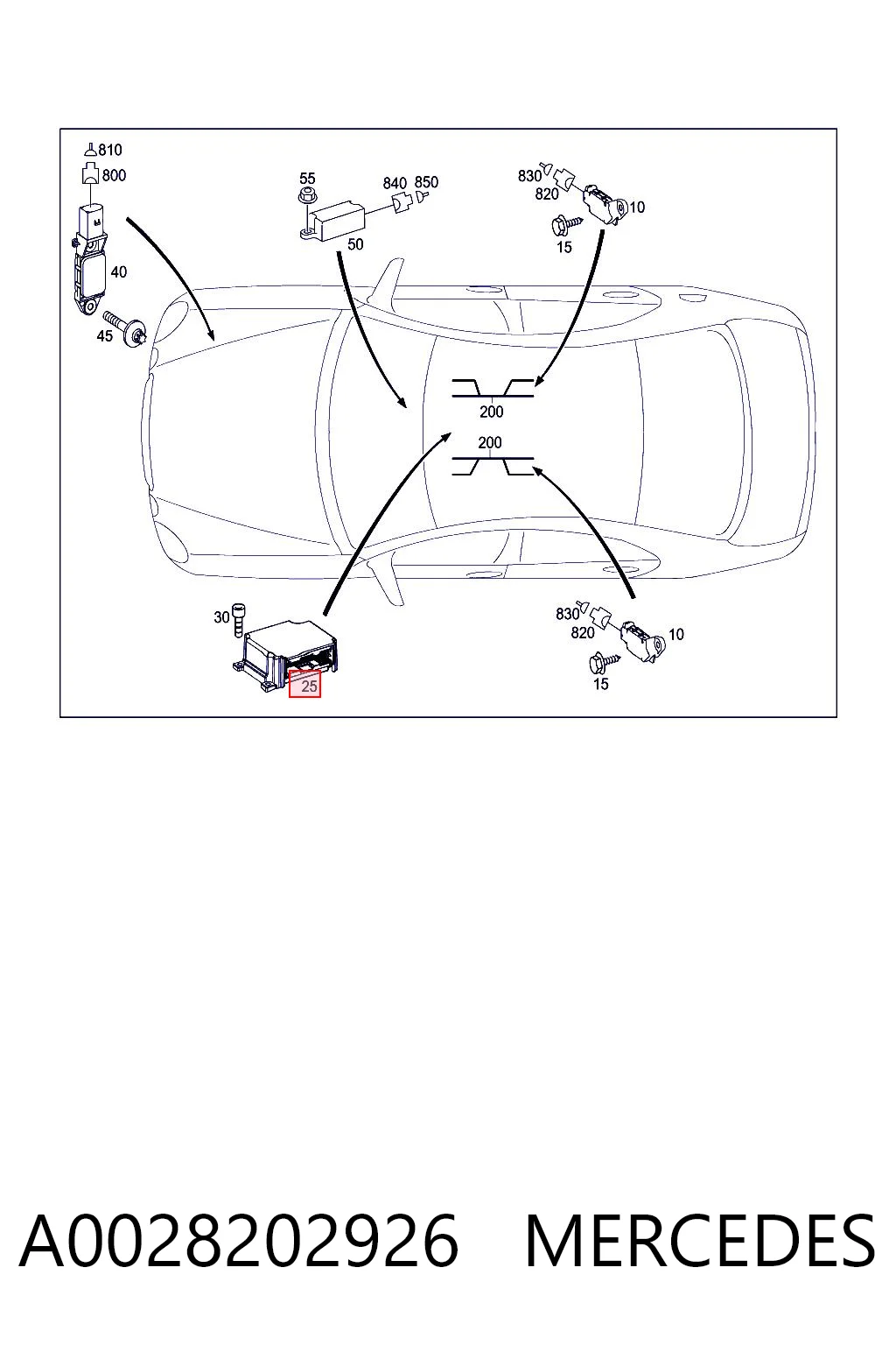 A0028202926 Mercedes