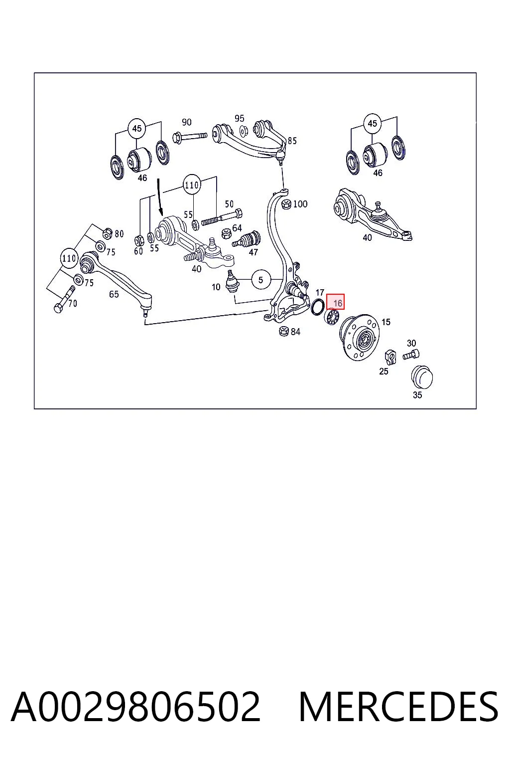 A0029806502 Mercedes
