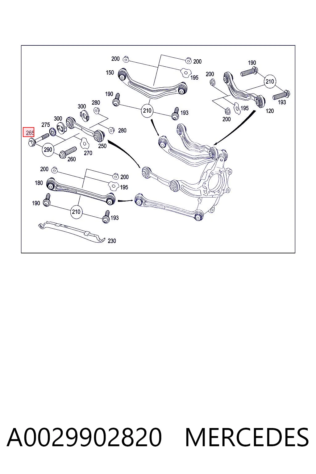 A0029902820 Mercedes
