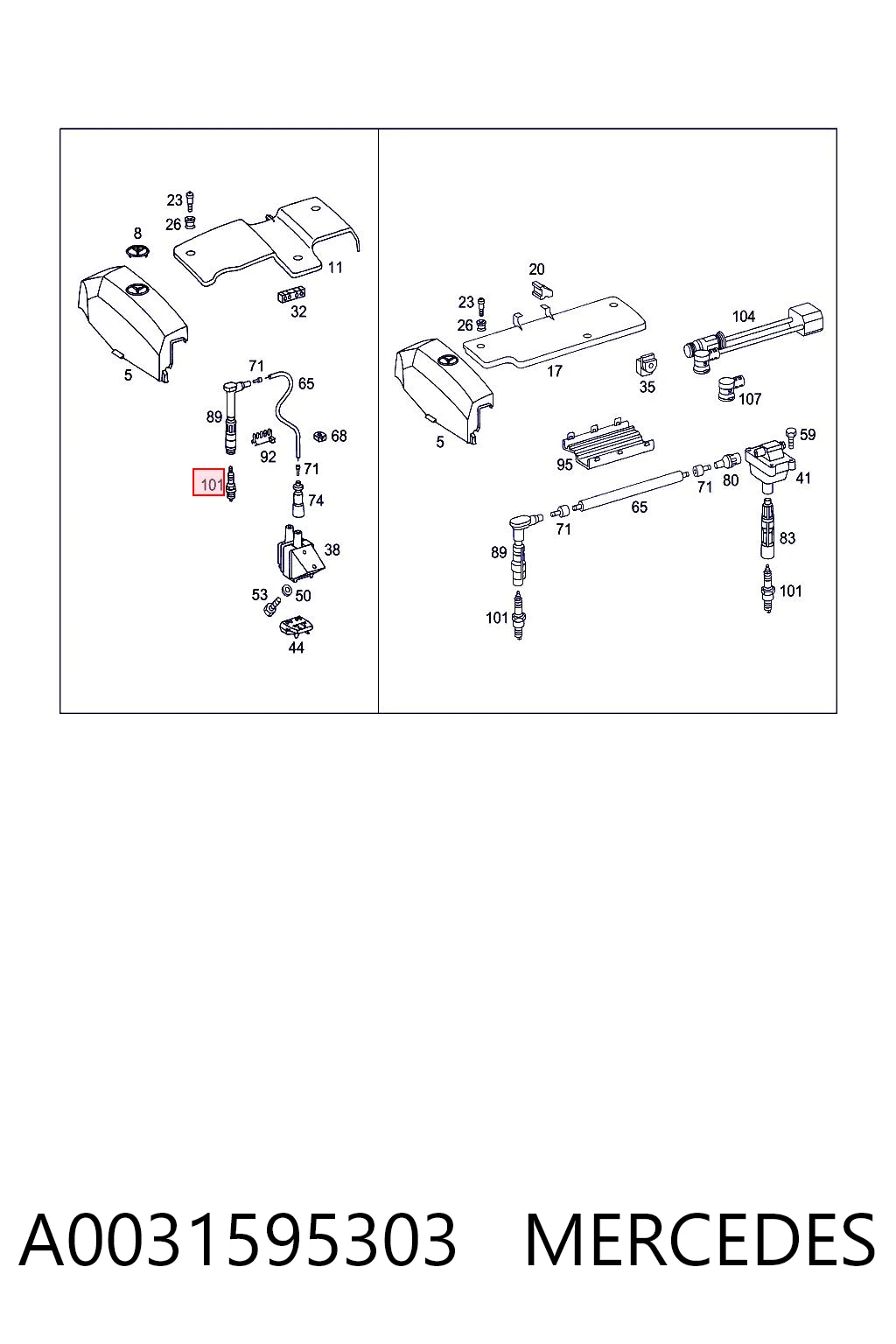 A0031595303 Mercedes