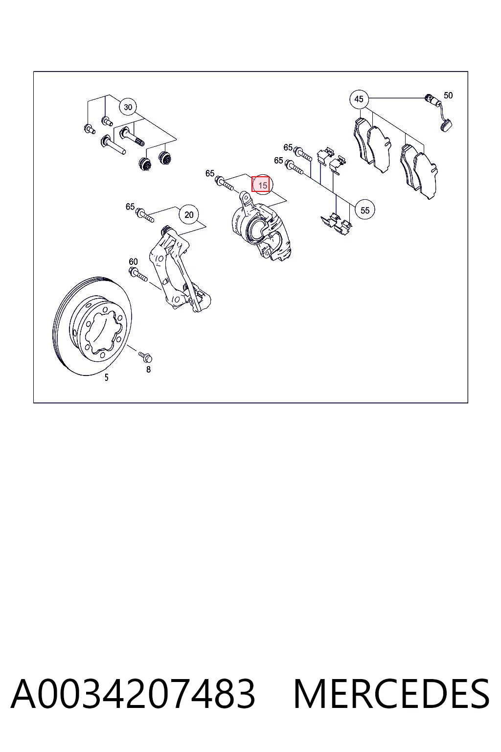 A0034207483 Mercedes