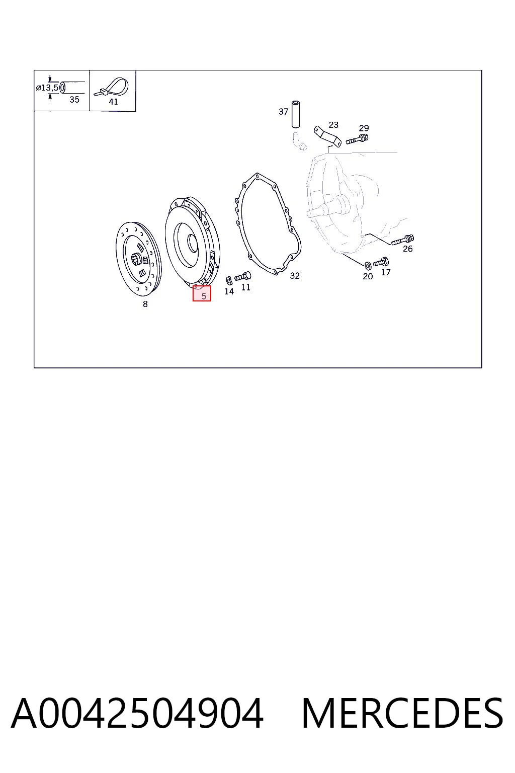 A0042504904 Mercedes