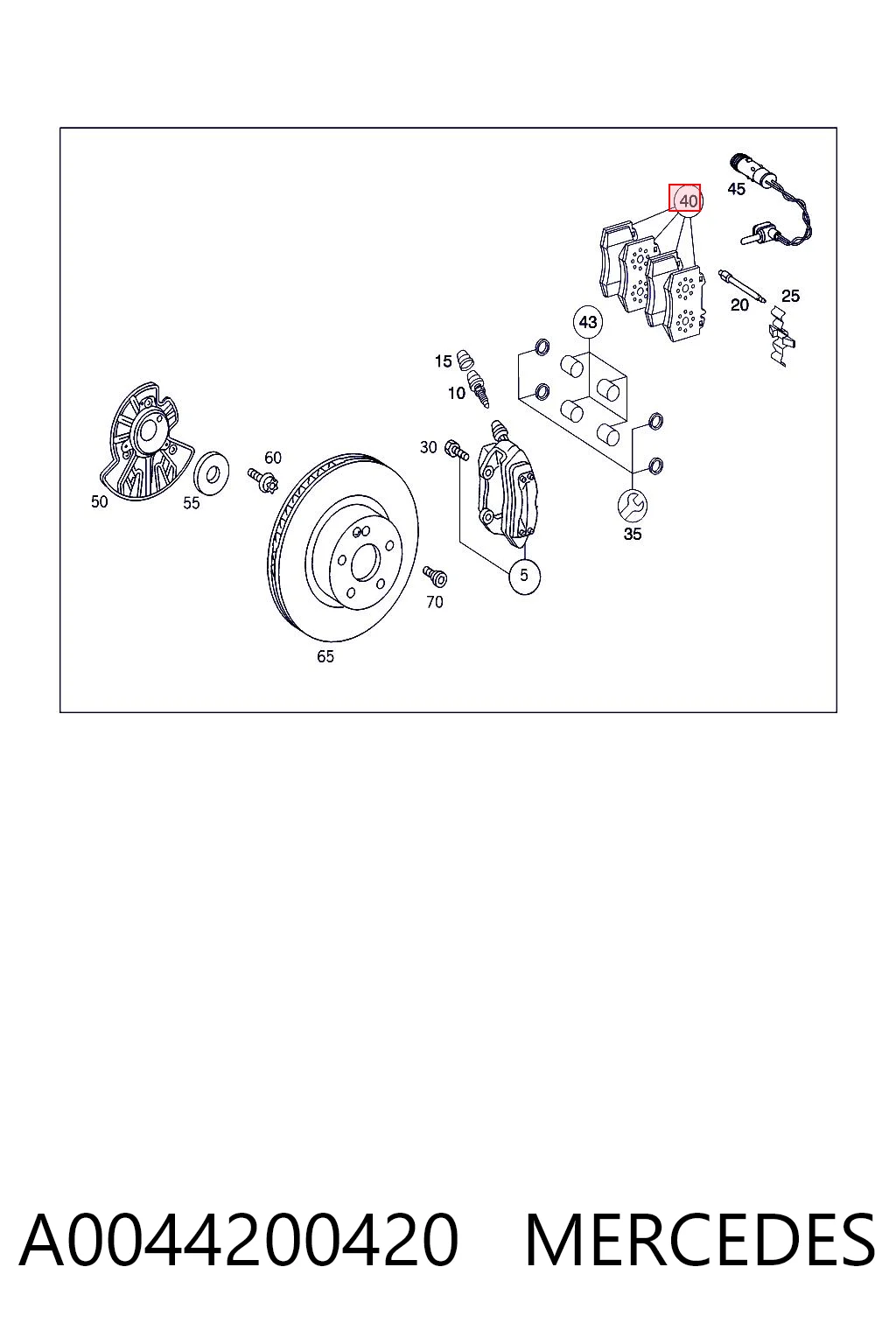 A0044200420 Mercedes