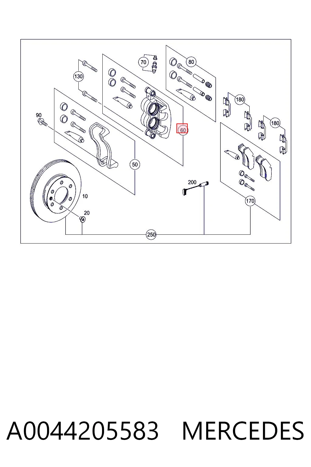 A0044205583 Mercedes